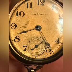 Antique Waltham Ladies Gold Filled Watch | Vintage Mechanical | As Is